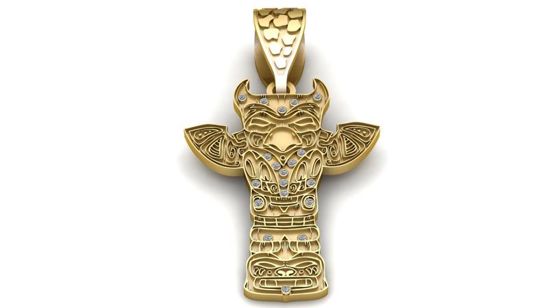 Gold Vintage Pendant