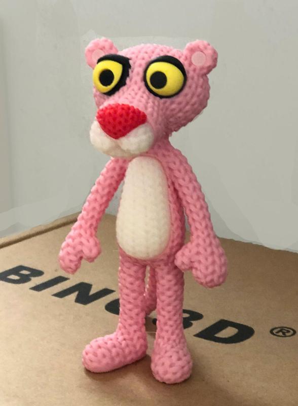 Pink Panther Knitted Crochet