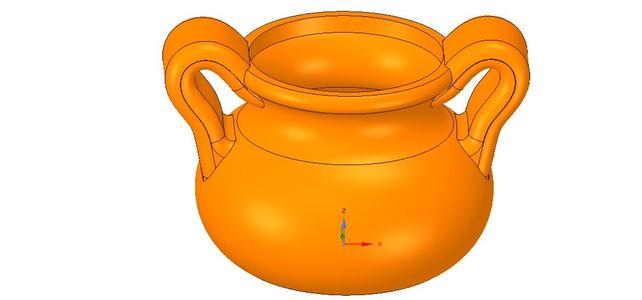 pot vase cup vessel pot07 for 3d-print or cnc