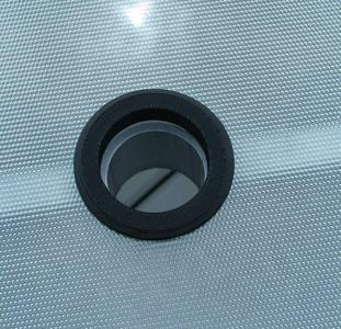Umbrella support for glass table 2" (50mm) hole