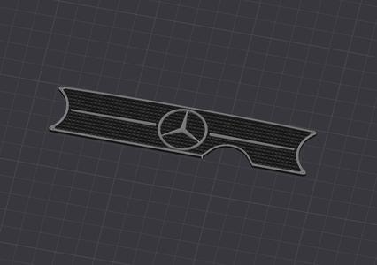 Mogster Mercedes logos for grill and wheels