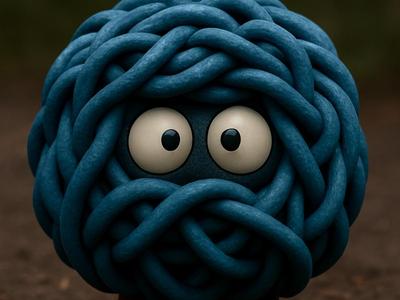 Little Ball of Anxiety | Keychain