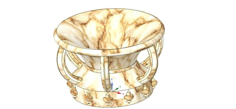 vase amphora cup vessel v03 for 3d-print or cnc