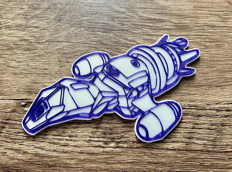 Firefly Ship Magnet (8x3mm magnet)