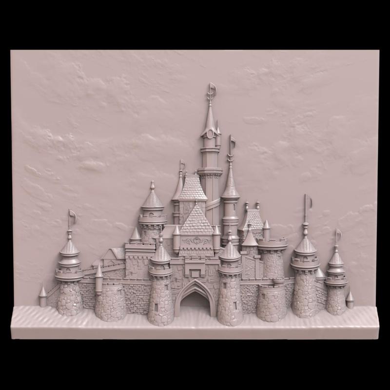 3D Model STL File for CNC Router Laser & 3D Printer Magic Castle
