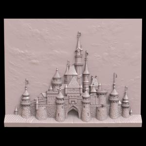 3D Model STL File for CNC Router Laser & 3D Printer Magic Castle