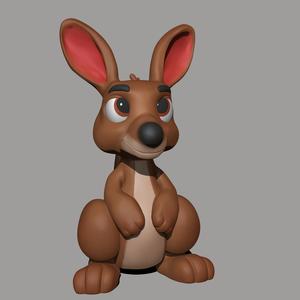 cartoon kangaroo