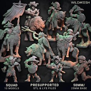 Fantasy - Goblin Wolf Riders