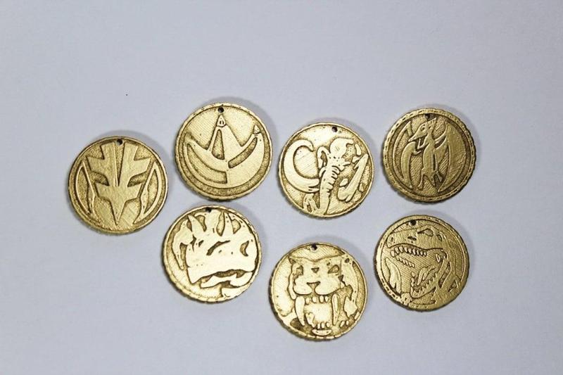 Mighty Morphin Power Rangers Power Coin Ornaments