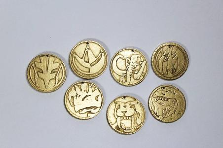 Mighty Morphin Power Rangers Power Coin Ornaments