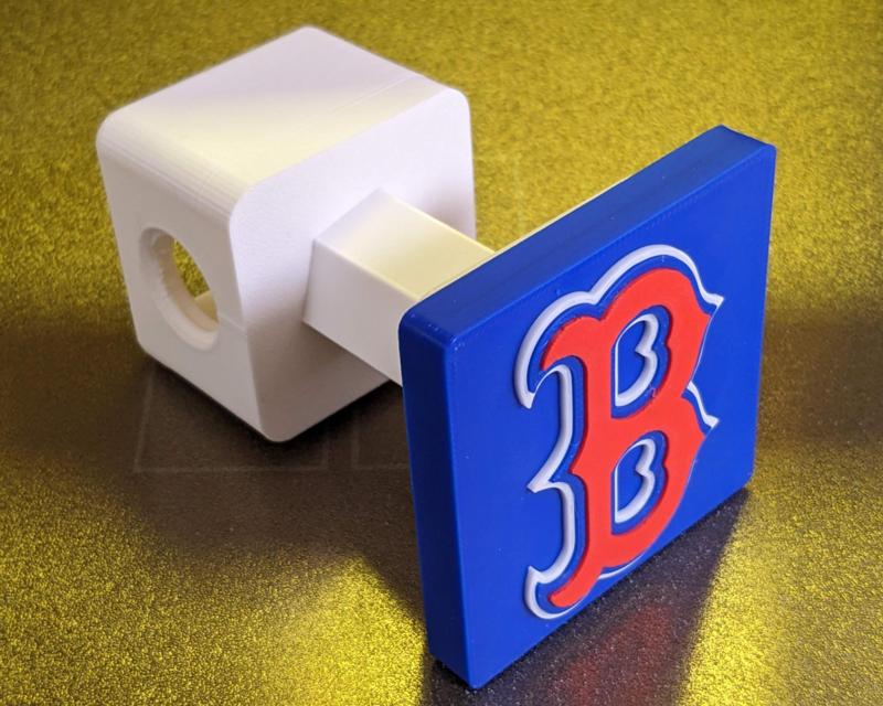 Boston Red Sox tow hitch cover