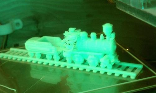 3D Challenge's Wooden Train.