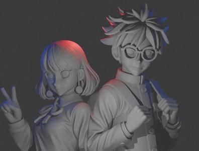 momo y okarun