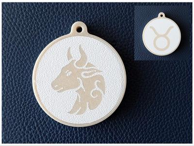 Taurus Zodiac Keychain