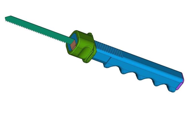 Jig Saw Handle With Blades Magazine