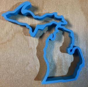 Michigan with and without Upper peninsula 