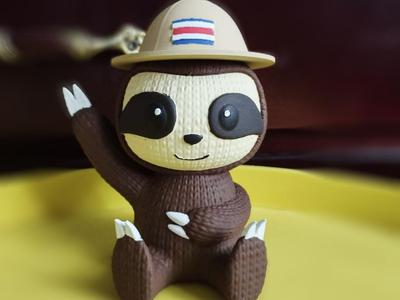 Crochet-style sloth