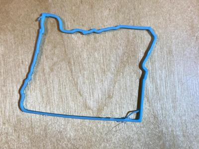 Oregon state outline