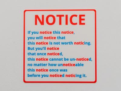 Notice and Print this Notice