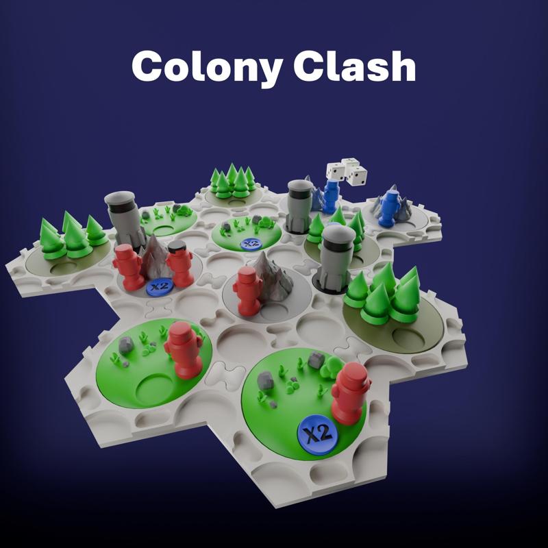 Colony Clash board game