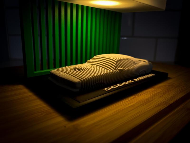 Plymouth Barracuda - Layered Car Art