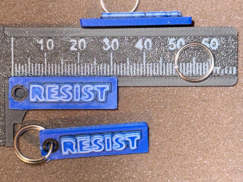 RESIST mini key fob - 50 pack