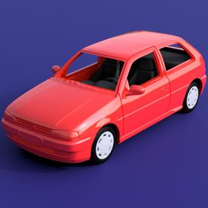 STL VOLKSWAGEN GOL  G2  / POINTER   WITH INTERIOR