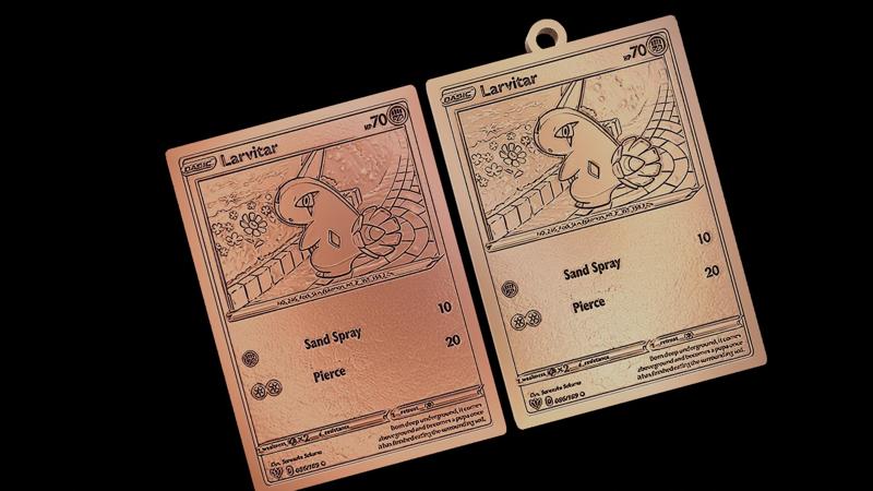 Larvitar Pokemon card