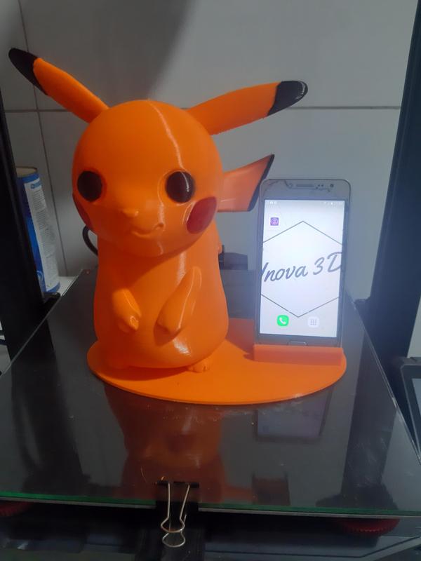 pikachu cell phone holder