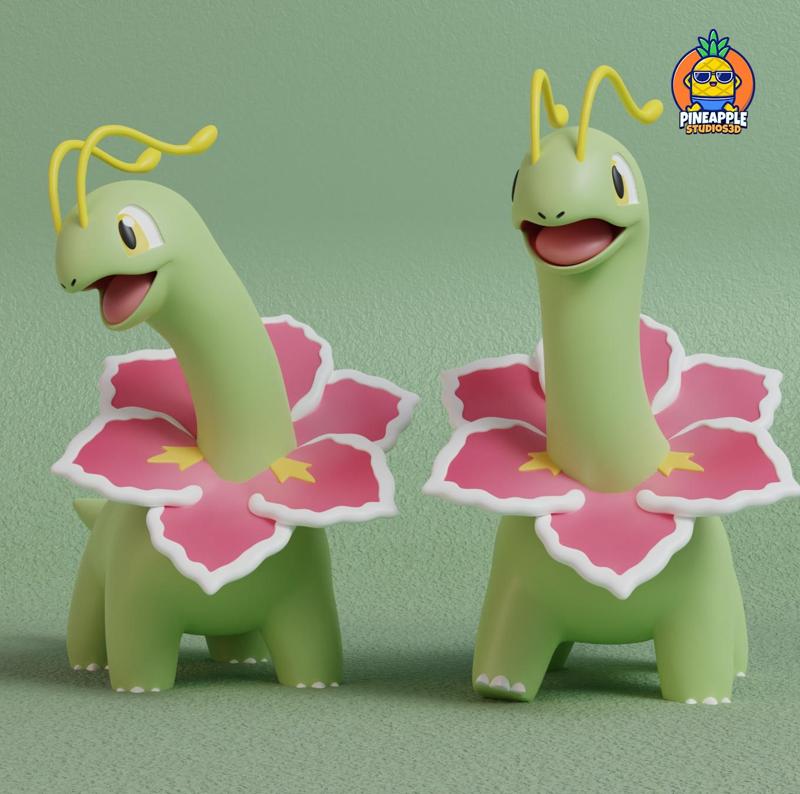 Pokemon - Meganium  with 2 poses