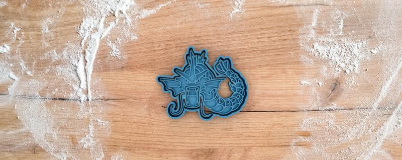 Gyarados cookie cutter from Pokemon