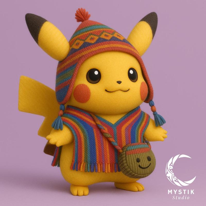 Andean Pikachu - Pokémon Collectible Figure
