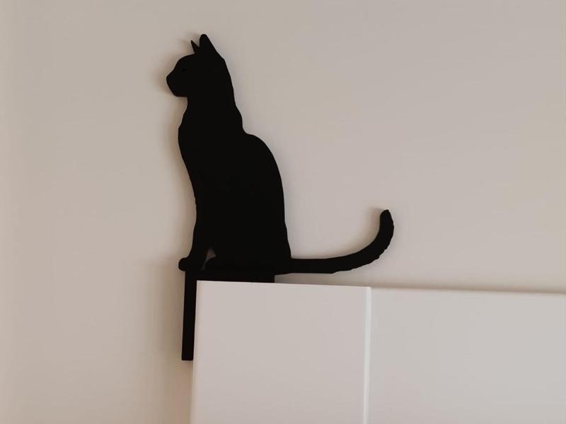 Cat light switch/door frame decor