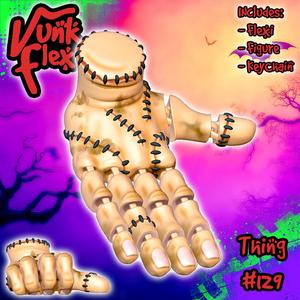 Wednesdays Hand Thing Flexi Print-In-Place + figure & keychain