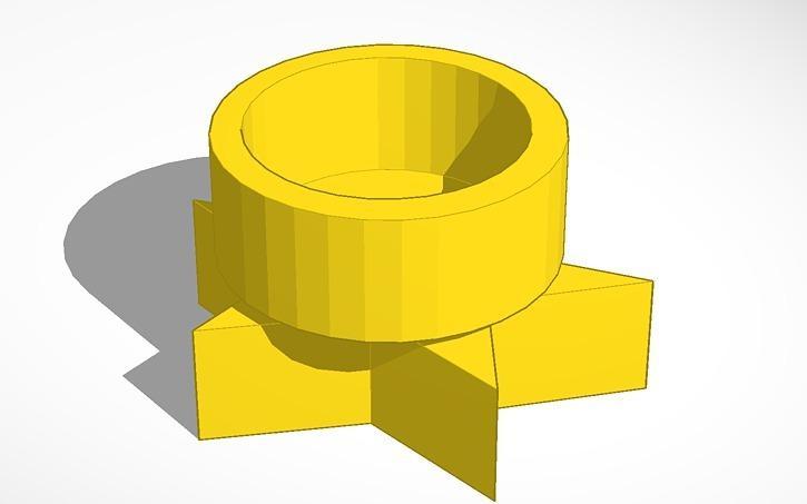 Star tea light candle holder