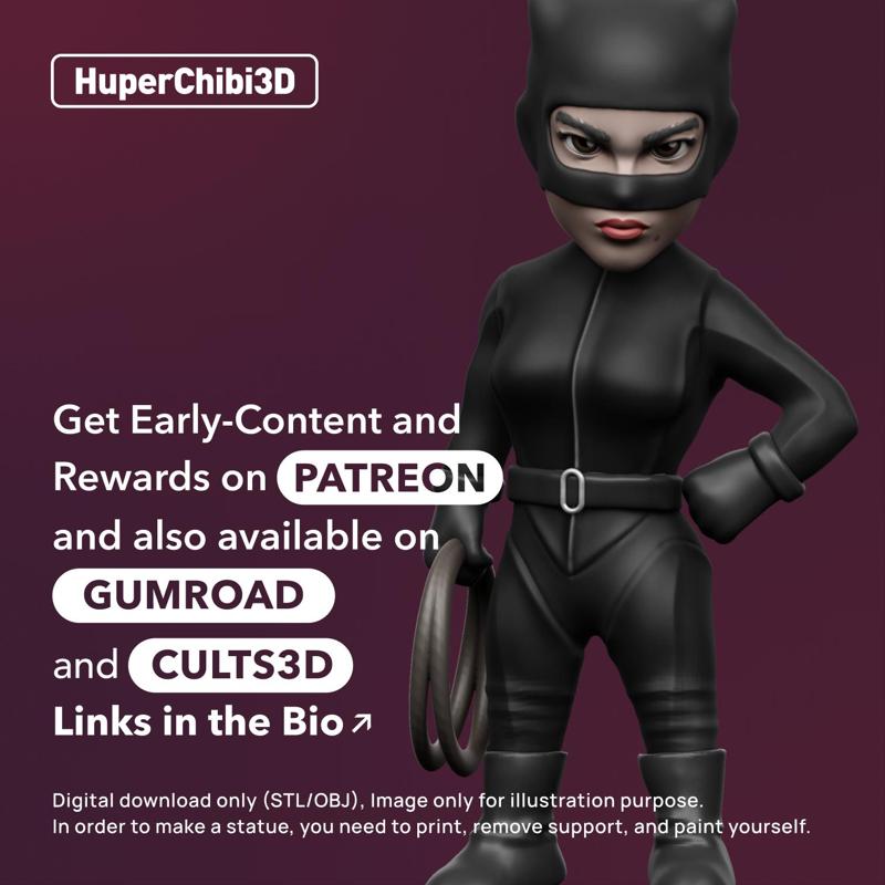 Huper3D - Catwoman