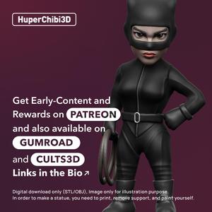 Huper3D - Catwoman