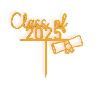 GRADUATION CAKE TOPPER 2025