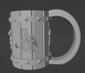 Firefighter tankard on beer - Hasičský krígl na pivo