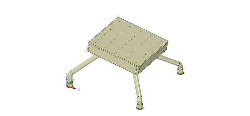 LEGRESTS AND FOOTRESTS hospital medical home for 3d-rint or cnc made