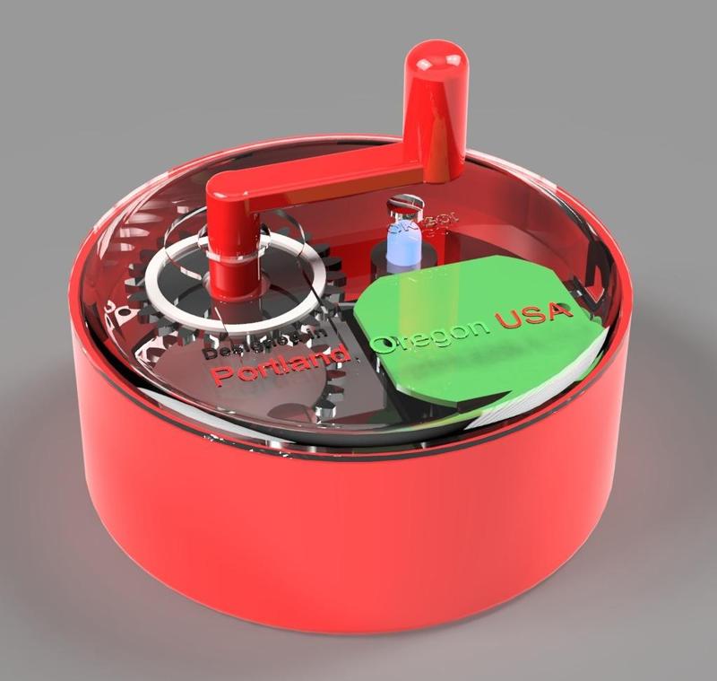 PowerPuck Hand-Cranked USB Charging Enclosure (IKEA flashlight hack)