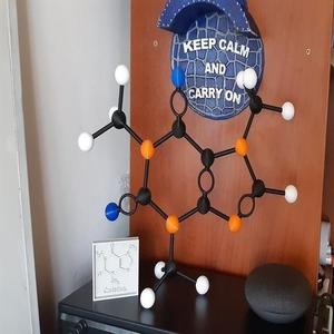 🔬Caffeine molecule.