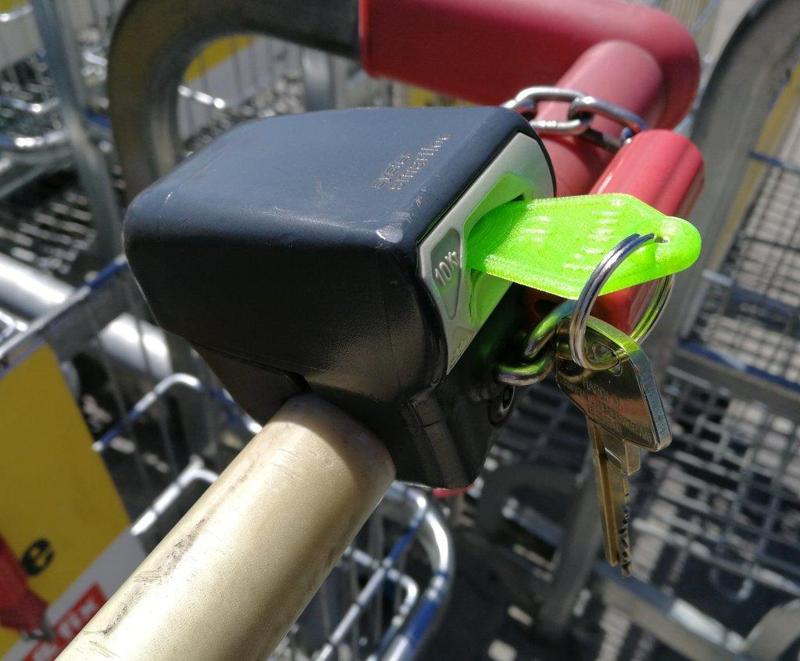 Shopping Cart Token (buckle plug) for Denmark