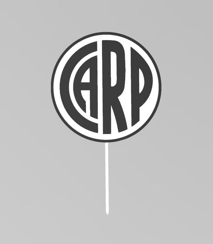 Cake Topper RIVER PLATE - CARP / Cake Topper River Plate - CARP