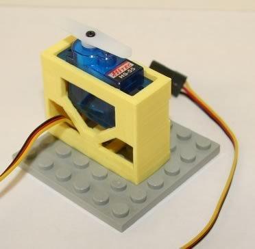 HiTEC HS-55 Micro Servo Brick Top Mount