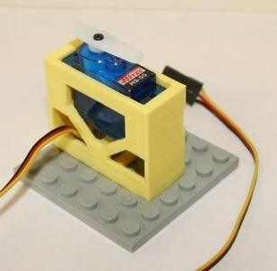 HiTEC HS-55 Micro Servo Brick Top Mount