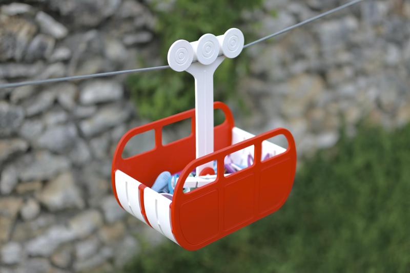Cable Car Clothespin Carrier