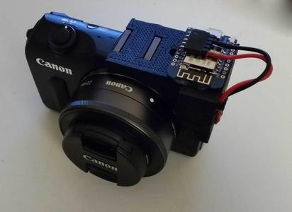 Canon EOS-M IR support with hot-shoe
