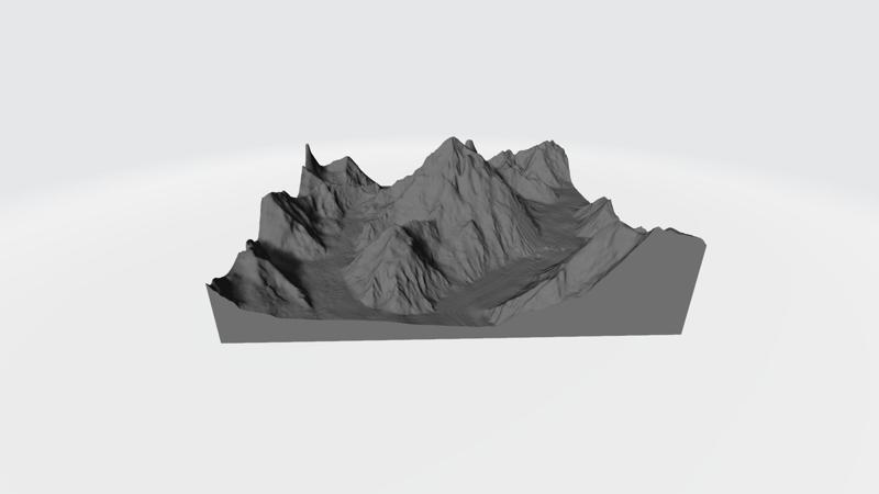 🗻 K2 ( China/Pakistan) - 3D Map