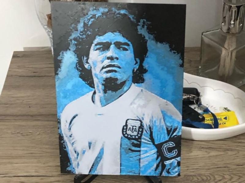 Hueforge Diego Armando Maradona 240x170